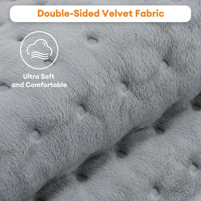 Electric Heating Pad for Back Neck Shoulder – 30x60cm Washable Warm Blanket, 4 Timer Settings, 9 Temperature Control, EU Plug 220V